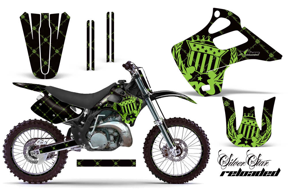 Kawasaki KX125 KX250 92-93 Graphics Kit SSR GK NPs